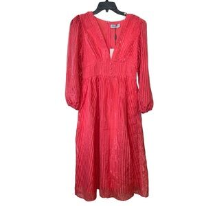 Eby Andi Chessie Midi Dress – Coral (NWT) Size 10